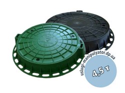 Люк смотровой полимерпесчаный 4,5т