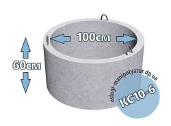 Кольцо стеновое КС10-6