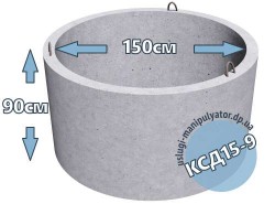 Кільце стінове з дном КСД15-9